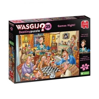 Wasgij Destiny 25 - Spieleabend! Games Night (1000 Teile) - deutsch