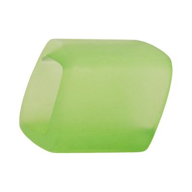 Tuchring Sechseck apfelgrün-transparent