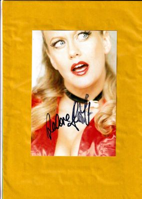 Barbara Schöneberger - pers. signiertes 18x13cm foto