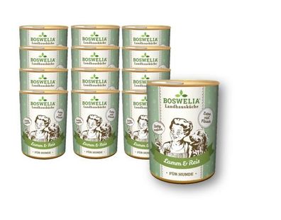 Boswelia - Betty's Landhausküche ¦ Lamm & Reis - 12 x 800g ¦ nasses ...