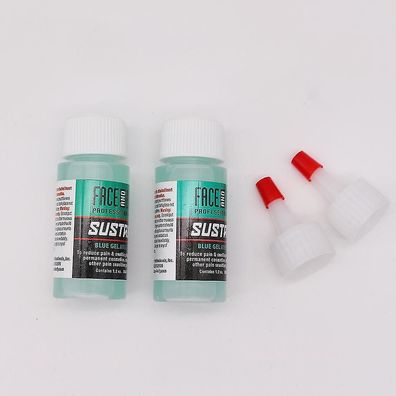 2 Pcs Professional Face And Body Tattoo Care Blue Gel 1.2oz