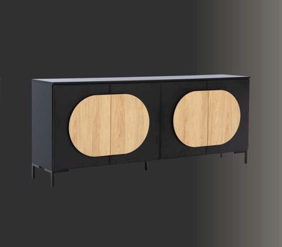 Kommode Grau Luxus Sideboard Schrank Schlafzimmer Kommoden Schränke Elegantes