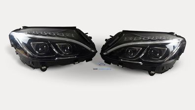 Mercedes W205 Voll LED Scheinwerfer links rechts ILS A2059069301/401 komplett!