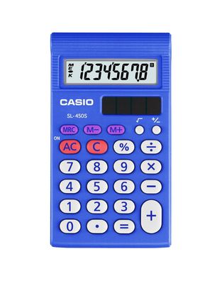 Casio SL-450S, 8-stellig, Wissenschaftlicher Taschenrechner, Taschenrechner-Einste...