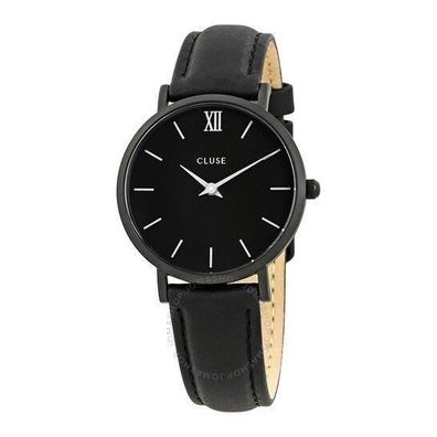 Cluse Classic Minuit Damen Armbanduhr CL30008 Schwarz Neu