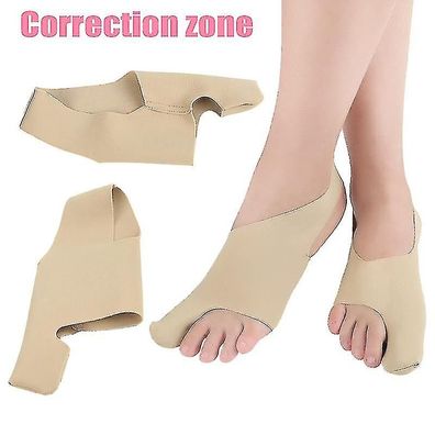 Paar Bunion Toe Straightener Bandage Hallux Valgus Corrector Fußpflege Orthese Unters