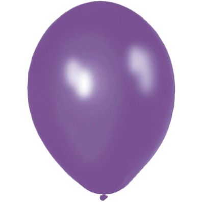 Luftballons lila mett./10 stk. 30 cm