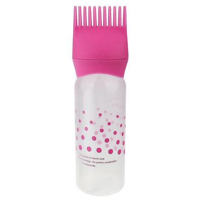 Hot Hair Bottle Applicator Brush Dispensing Salon Hair Coloring Hair Wash