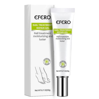 Efero Nail Therapy Repair Gel stellt brüchige gelbe Nägel und beschädigte Nägel wiede