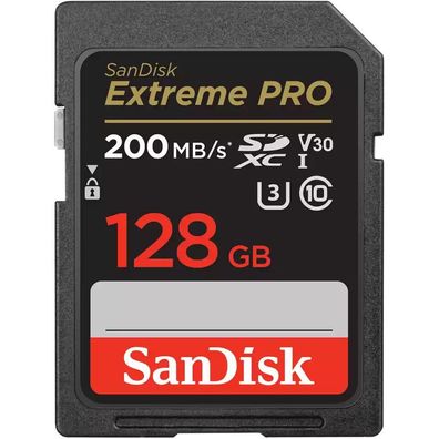 SanDisk Extreme PRO 128GB UHS-I 200MB/ s SDXC-Speicherkarte