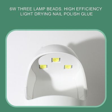 Mini-USB-Nagellack-Trockner-Lampe, LED-Gel-Acryl-Härtungslicht, Maniküre-Timer