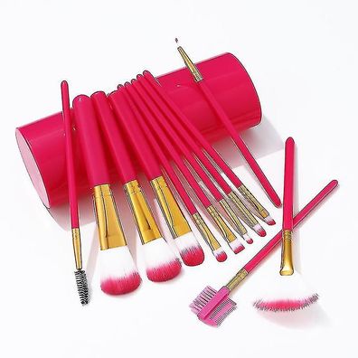 12-teiliges Make-up-Pinsel-Set aus Premium-Bionic-Wolle, Foundation-Pinsel, Rouge, Co