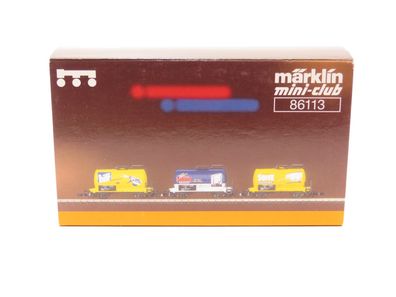 Märklin mini-club 86113 - Kesselwagen-Set - Spur Z - 1:220 - Originalverpackung