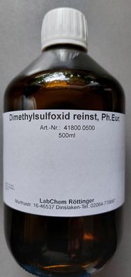 Dimethylsulfoxid reinst, Ph. Eur. DMSO 500ml