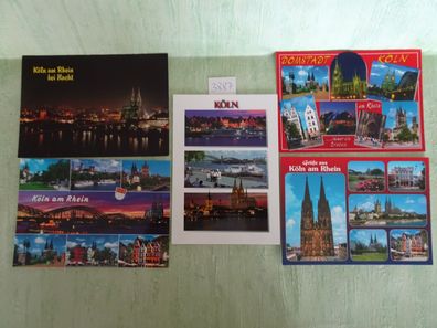 5 Postkarten AK Köln Herst & Schöning Köln