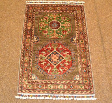 Handgeknüpfter Orientteppich Ariana aus Afghanistan Nr.79000 97x65cm