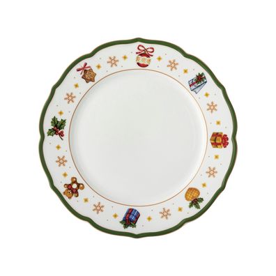 Teller flach 27 cm - Hutschenreuther Happy Wintertime Green - 02488-727472-10867