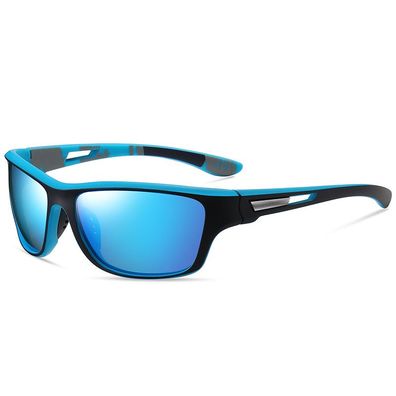 Schutzbrille, polarisierte Sportbrille fér Damen und Herren, UV400-Schutz. (Blau)