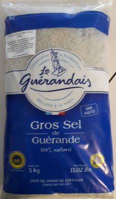 Gros de Sel - Meersalz grob | Le Guerandais | 5000g | Nicht für Salzmühlen