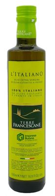 Italienisches Olivenöl Extra Virgin | Terre Francescane | Extra Nativ | 500ml