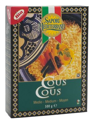 Couscous aus Hartweizengrieß | Grieß | Sapori Mediterranei | 500g | aus Italien