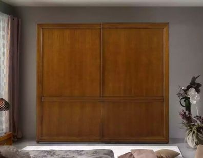 Kleiderschrank Schlafzimmer Schrank Luxus Holz Möbel Design Klassischer Luxus
