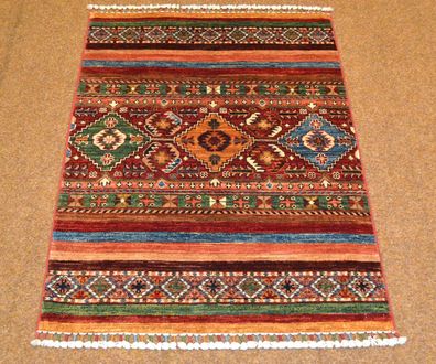Handgeknüpfter Orientteppich Ariana aus Afghanistan Nr.78959 117x86cm