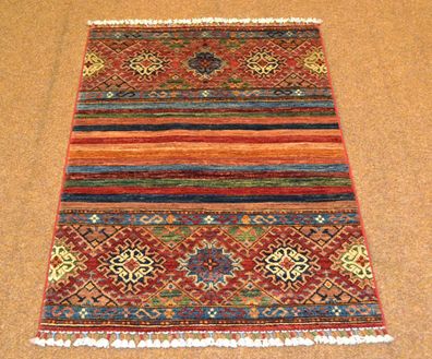 Handgeknüpfter Orientteppich Ariana aus Afghanistan Nr.78961 118x82cm