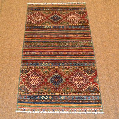 Handgeknüpfter Orientteppich Ariana aus Afghanistan Nr.78970 120x68cm