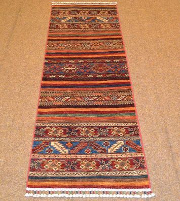 Handgeknüpfter Orientteppich Ariana aus Afghanistan Nr.78977 185x62cm