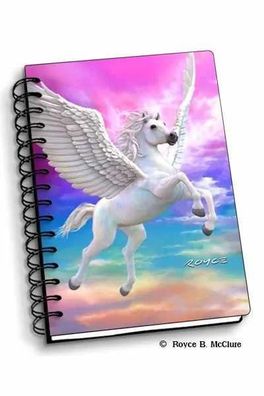 3D Notizbuch Pegasus