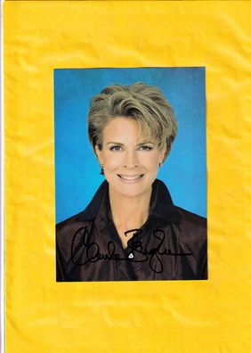 Candice Bergen ( US - Schauspielerin.) - 17 x14cm drucksigniert