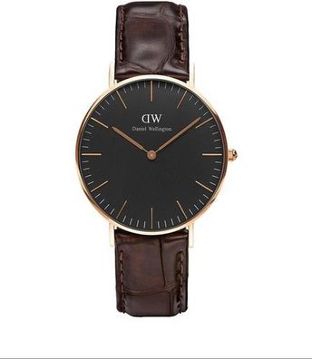 Daniel Wellington York Black Damen Armbanduhr DW00100140