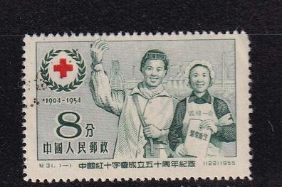 VR-China 1955 266 - Rotes Kreuz gestempelt o