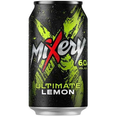 Mixery Ultimate Lemon 6.0 % vol. 0,33L Dose, 24er Pack (24x0,33L) EINWEG Pfand