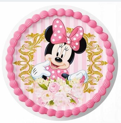 Essbar Minnie Mouse Mickey Mouse Party Tortenaufleger Torte Geburstag Zuckerbild 8