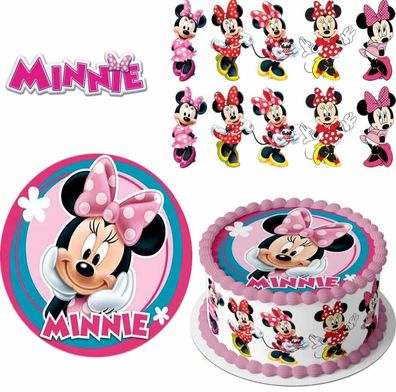 Essbar Minnie Mouse Mickey Mouse Torte Tortenbild Fototorte Zuckerbild Geburstag 02