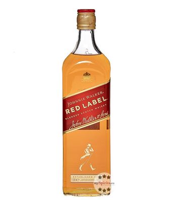 Johnnie Walker Red Label Blended Scotch Whisky (40 % vol., 1,0 Liter) (40 % vol., hi