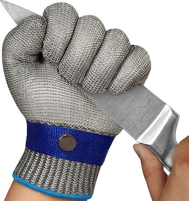 Schnittfeste Handschuhe, gewebte schnittfeste Handschuhe aus Edelstahl der Güteklasse