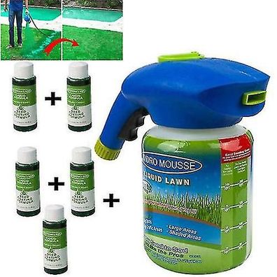 Gartengeräte Liquid Lawn Sprayer Seed Liquid Hydro Seeding System Mousse Haushalt G