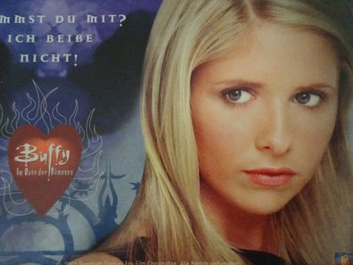 ältere Werbepostkarte AK Reklame Buffy im Bann der Dämonen 2001