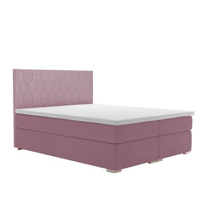 PLATO - Ehebett Bett mit Matratze / Stauraum Boxspringbett Schlafzimmer