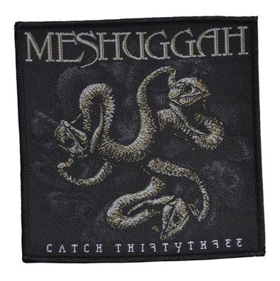 Meshuggah Catch 33 Aufnäher Patch offizielles Merch