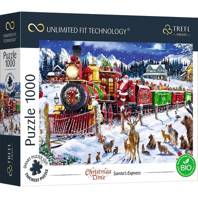 Trefl 10755 Christmas Time Santas Express 1000 Teile Puzzle