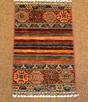 Handgeknüpfter Orientteppich Ariana aus Afghanistan Nr.78783 60x40cm