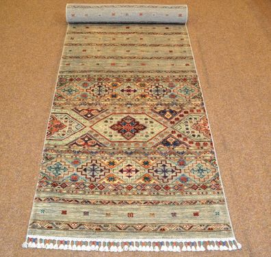 Handgeknüpfter Orientteppich Ariana aus Afghanistan Nr.78712 306x86cm