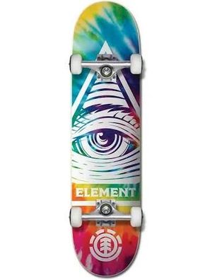 Element Complete Skateboard Eye Trippin Rainbow 8.0"