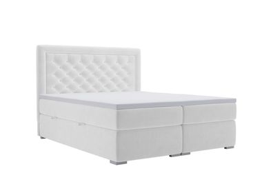 MIKO - Ehebett Bett mit Matratze / Stauraum Boxspringbett Schlafzimmer