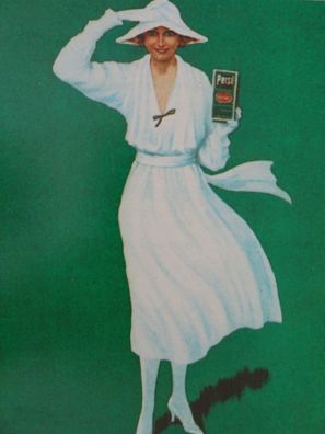 alte WerbePostkarte AK Reklame Persil Henkel Motiv von 1922 Weisse Dame
