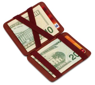 Hunterson Geldbeutel Magic Wallet RFID burgundy
